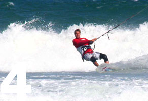 kiteboarding course upwind