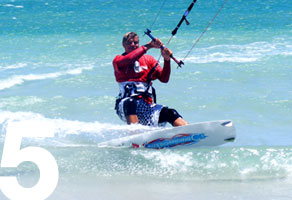 kiteboarding lessons upwind