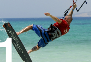 Fortgeschrittene Kitesurfing Schule unhooked