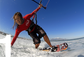 Fortgeschrittene Kiteboarding Kurse Frauen