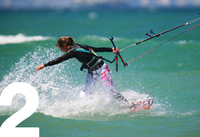 Fortgeschrittener Kiteboarding Kurs Frauen