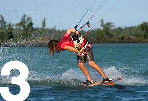 Kiteboarding Kurs Fortgeschrittene Frauen