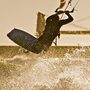 Arne Rodenwoldt Kitesurfing in Cape Town