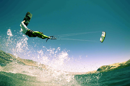 Neueinsteiger kitesurfing Wellen