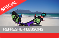 refresher kitesurfing lessons