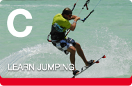 kitesurfing learn jump