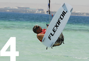 Kitesurfen springen Kurs