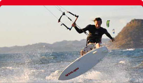 Gabriel Webber Kitesurfing in Cape Town