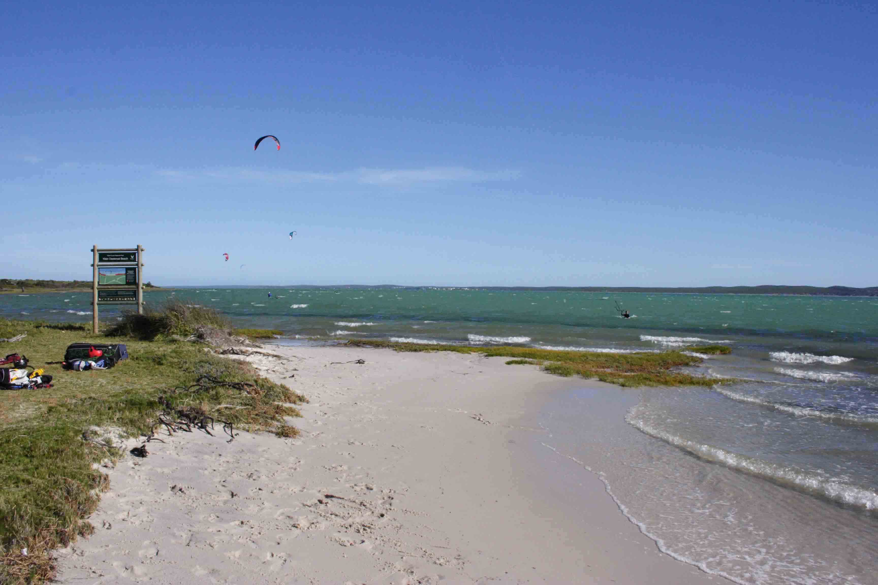 Kitesurfing Langebaan Shark Bay