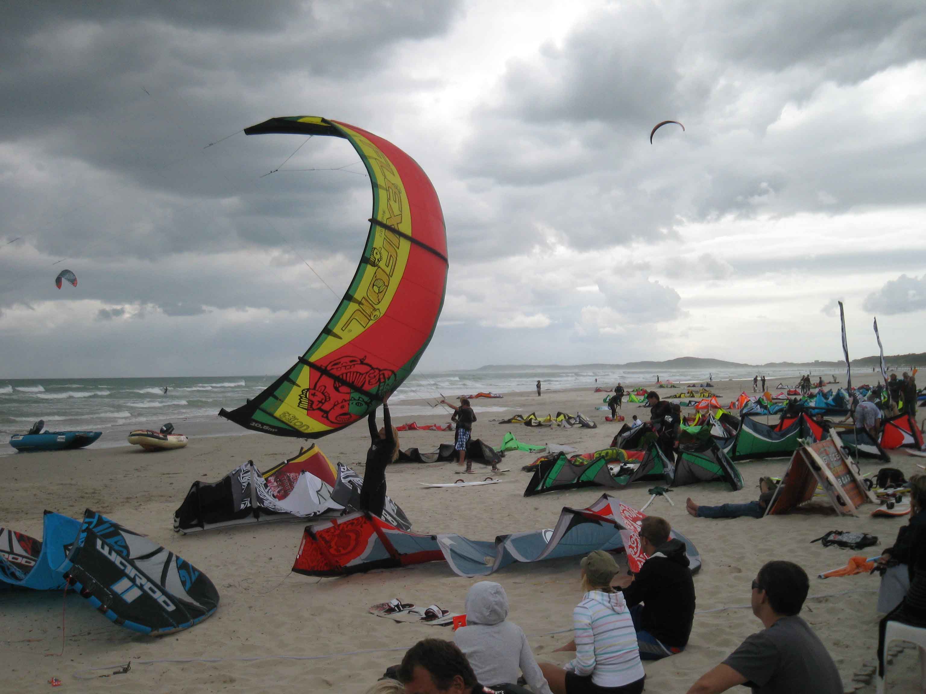 Kiteboarding spot Strand