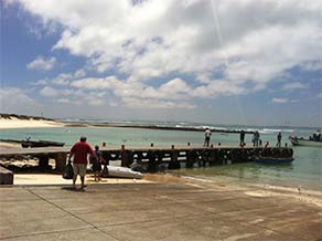 Kitesurfing Struisbaai Harbour