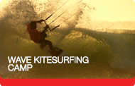 Kitesurfing Welle