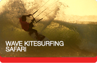 Wave kitesurfing