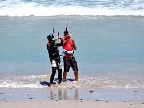 Kitesurfing secure