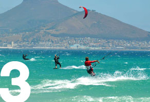Inexpensive refresher kitesurfing lessons Cape Town