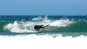 wave kitesurfing Cape Town