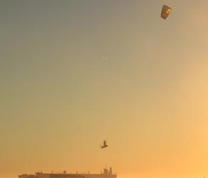 Stefan Haghofer Kitesurfing in Cape Town