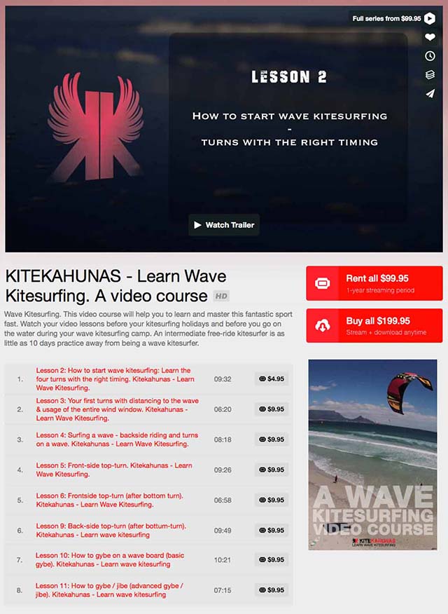 wave kitesurfing tutorial