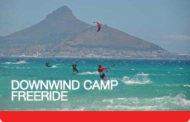 downwind kitesurfing school