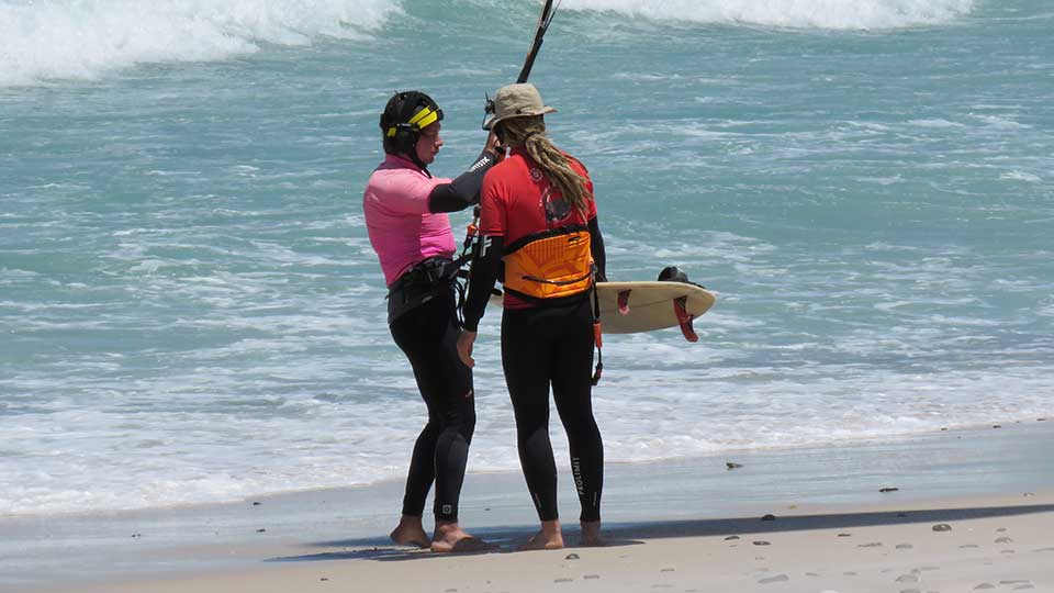 kitesurfing course beginner